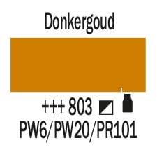 Amsterdam Standard Series Acrylverf Pot 500 ml Donkergoud 803