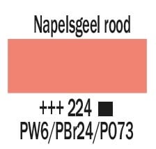 Amsterdam Standard Series Acrylverf Pot 1000 ml Napelsgeel Rood 224