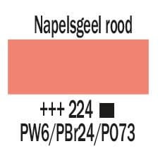 Amsterdam Standard Series Acrylverf Pot 500 ml Napelsgeel Rood 224