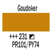 Amsterdam Standard Series Acrylic Paint Pot 500 ml Gold Ochre 231