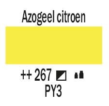 Amsterdam Standard Series Acrylic Paint Tube 120 ml Azo Yellow Lemon 267