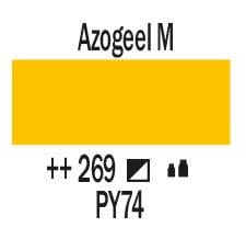 Amsterdam Standard Series Acrylic Paint Tube 120 ml Azo Yellow Medium 269