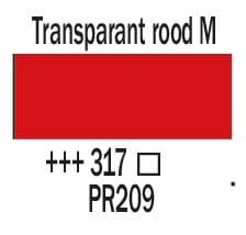 Amsterdam Standard Series Acrylic Paint Pot 500 ml Transparent Red Medium 317