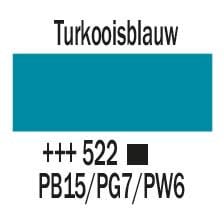 Amsterdam Standard Series Acrylic Paint Tube 120 ml Turquoise Blue 522