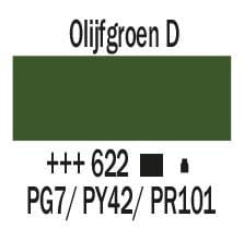 Amsterdam Standard Series Acrylverf Pot 500 ml Olijfgroen Donker 622