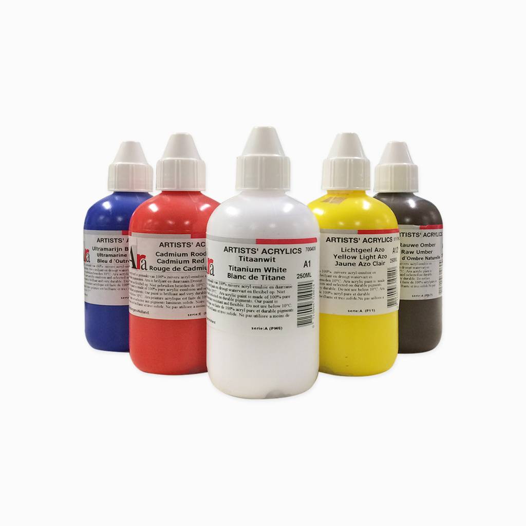 Artist acrylic paint 250ml Burnt Umber A70