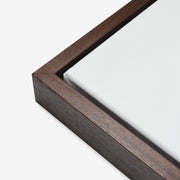 3D dark walnut baking frame