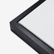 Baklijst 3D satijn zwart