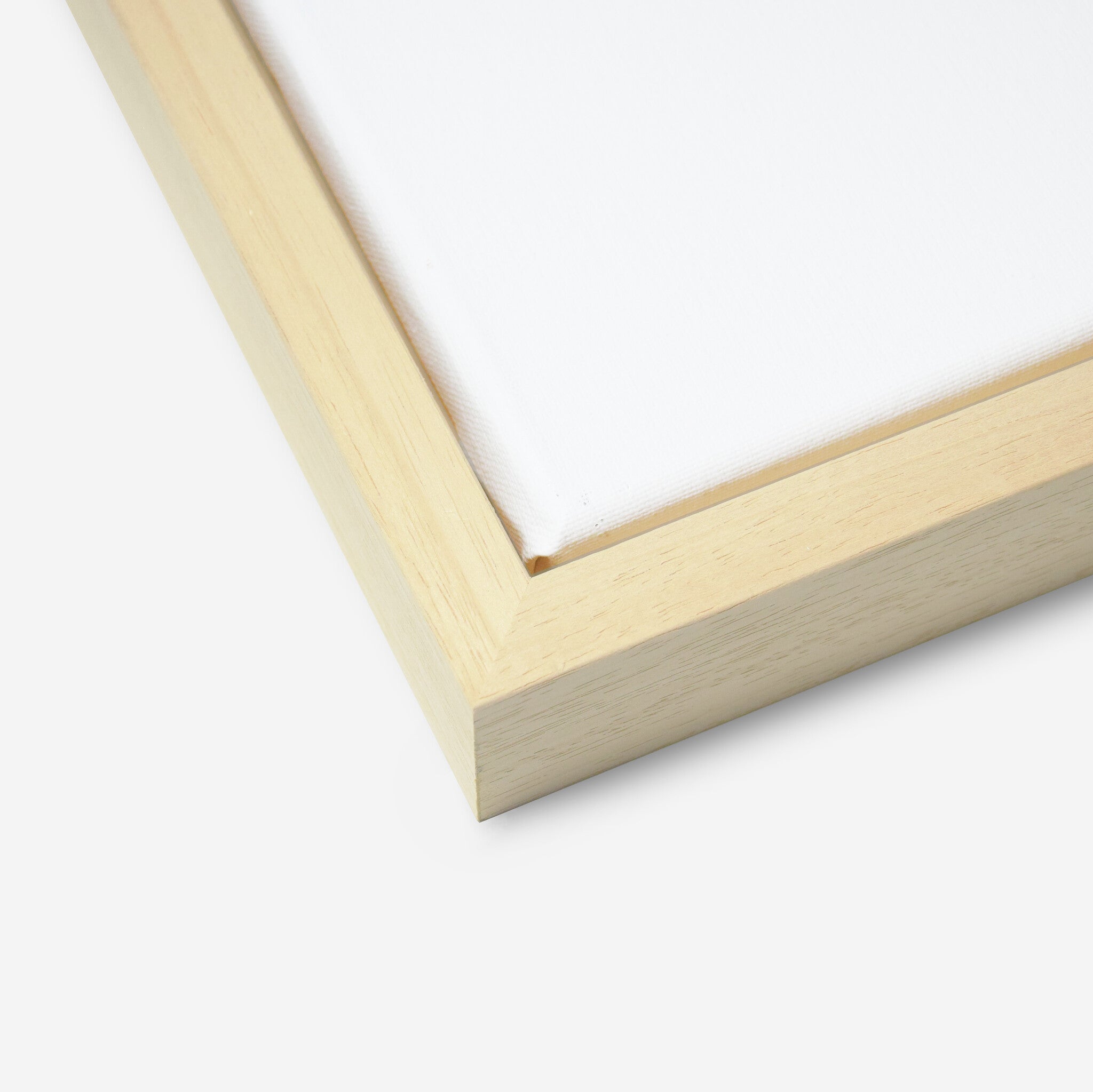 Baklijst blok hoog blank