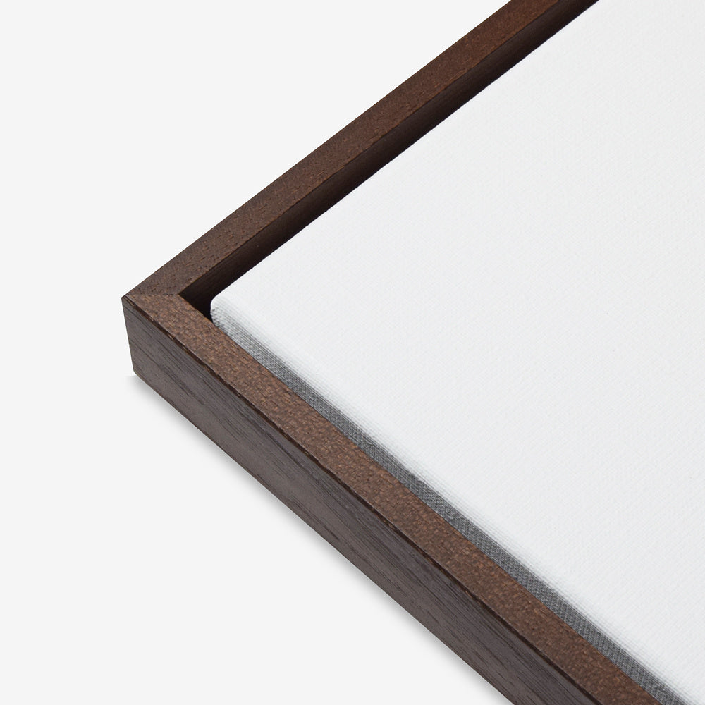 Dark walnut baking frame