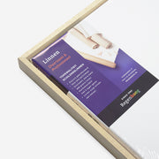 Baklijst blank + linnen schildersdoek 21mm combideal