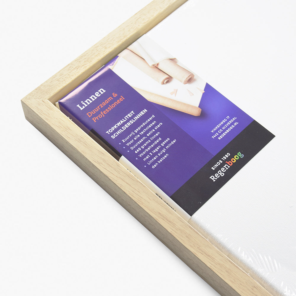 Block high frame blank + linen canvas 21mm combination deal