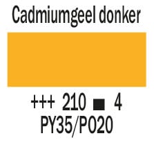 Cobra Artist Water Vermengbare Olieverf Tube 40 ml Cadmiumgeel Donker 210