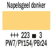 Cobra Artist Water Mixable Oil Paint Tube 40 ml Naples Yellow Dark 223