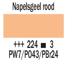 Cobra Artist Water Vermengbare Olieverf Tube 40 ml Napelsgeel Rood 224