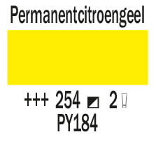 Cobra Artist Water Vermengbare Olieverf Tube 150 ml Permanent Citroengeel 254