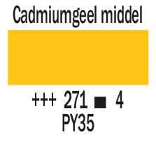 Cobra Artist Water Vermengbare Olieverf Tube 40 ml Cadmiumgeel Middel 271