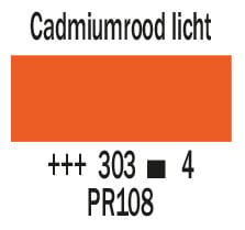 Cobra Artist Water Vermengbare Olieverf Tube 40 ml Cadmiumrood Licht 303