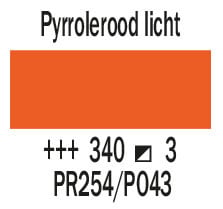Cobra Artist Water Vermengbare Olieverf Tube 40 ml Pyrrolerood Licht 340