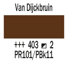 Cobra Artist Water Mixable Oil Paint Tube 40 Ml Van Dijck Brown 403 cobra-artist-water-mixable-oil-paint-tube-40-ml-van-dijck-brown-403