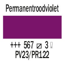 Cobra Artist Water Vermengbare Olieverf Tube 40 ml Permanentroodviolet 567