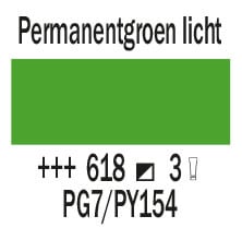 Cobra Artist Water Vermengbare Olieverf Tube 40 ml Permanentgroen Licht 618