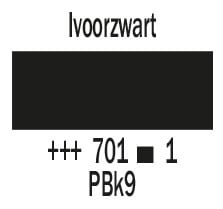 Cobra Artist Water Vermengbare Olieverf Tube 40 ml Ivoorzwart 701