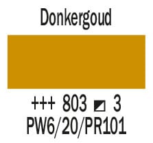 Cobra Artist Water Vermengbare Olieverf Tube 40 ml Donkergoud 803