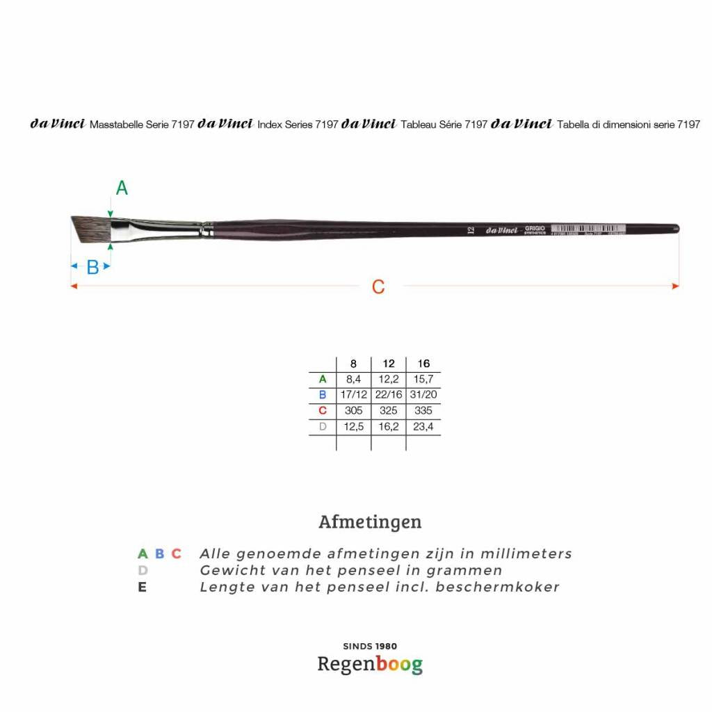 Grigio synthetic mix 7197 slanted flat