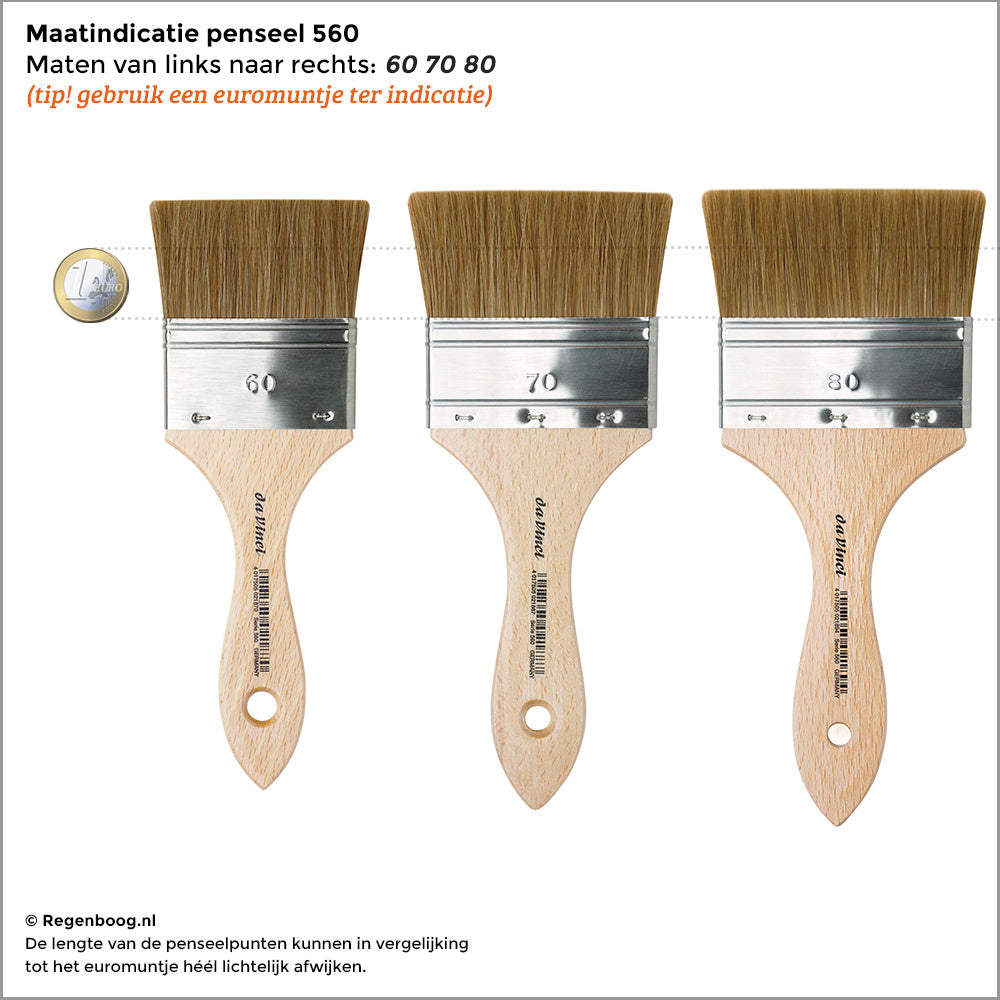 Da Vinci Maestro Runderhaar 560 verniskwast