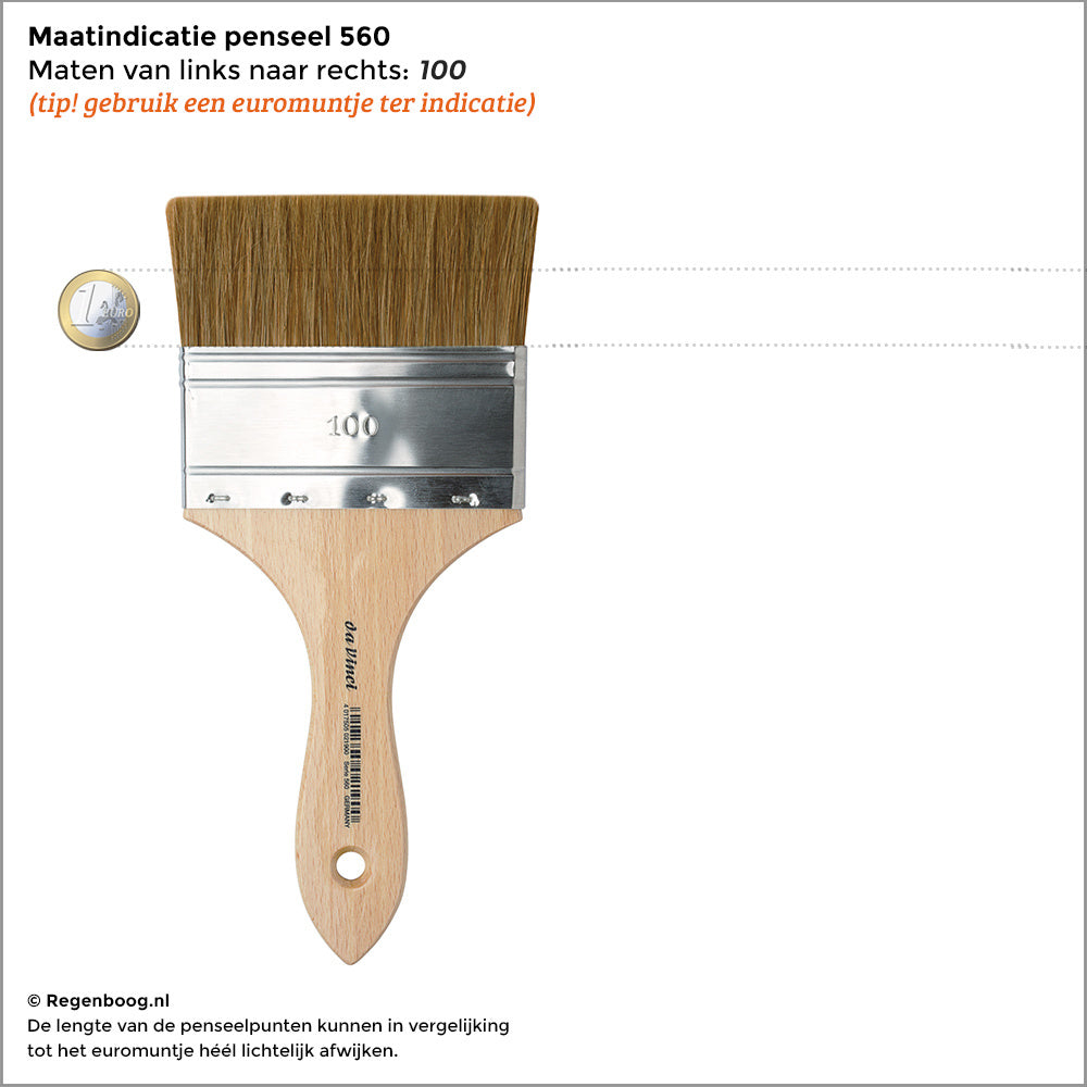 Da Vinci Maestro Runderhaar 560 verniskwast
