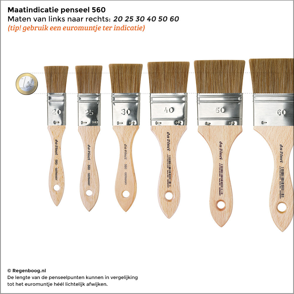Da Vinci Maestro Runderhaar 560 verniskwast