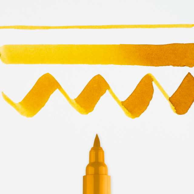 Ecoline Brush Pen Yellow Ochre 227