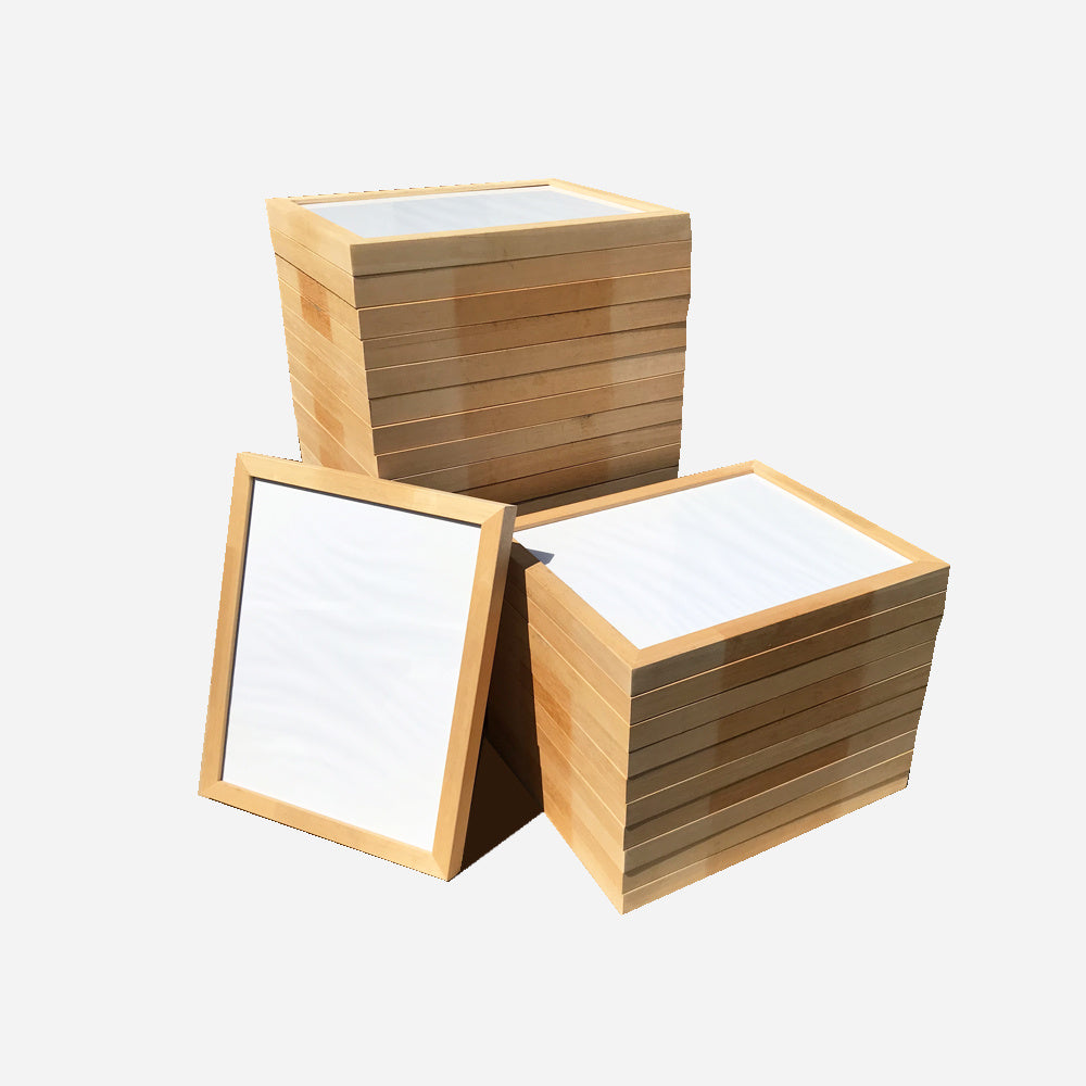 Partij Hardhout wissellijsten blank A - 31 x 24x30