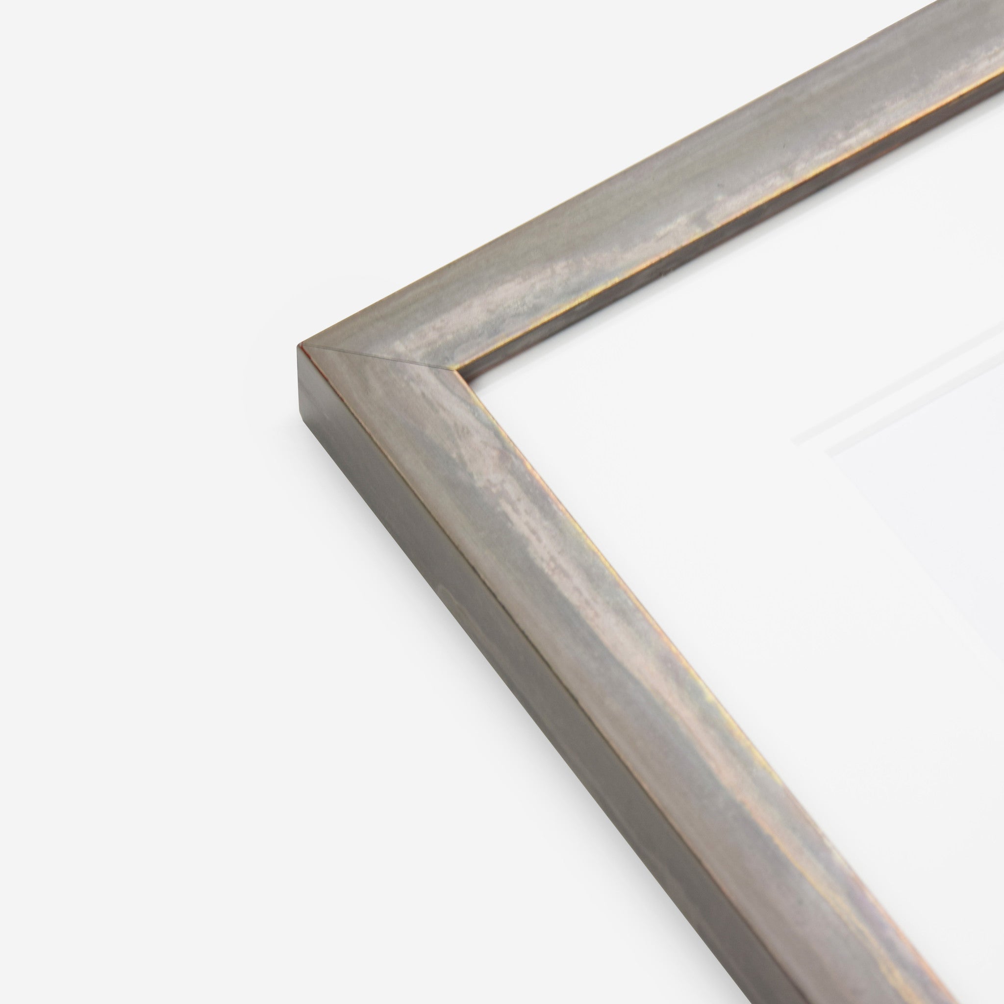 Hardhout wissellijst ambacht grijs