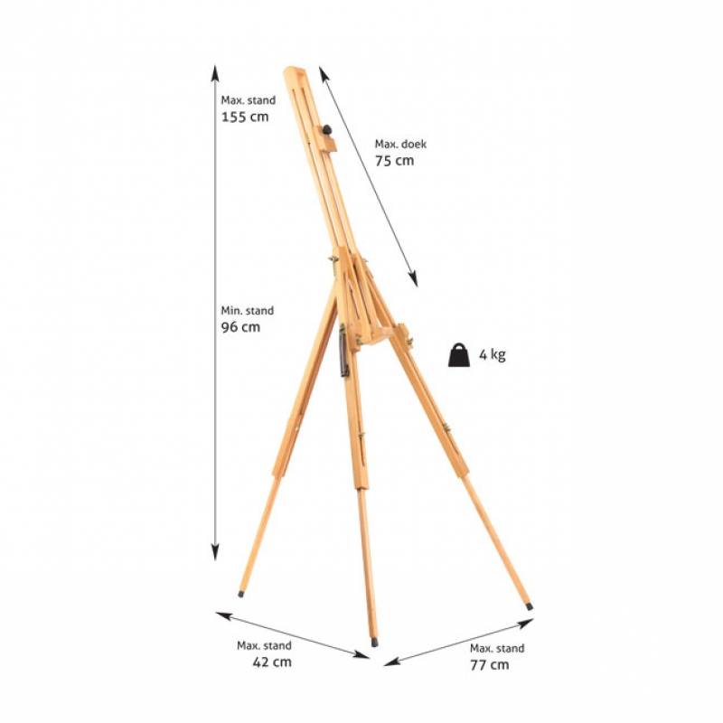 Medium-sized field easel NR23