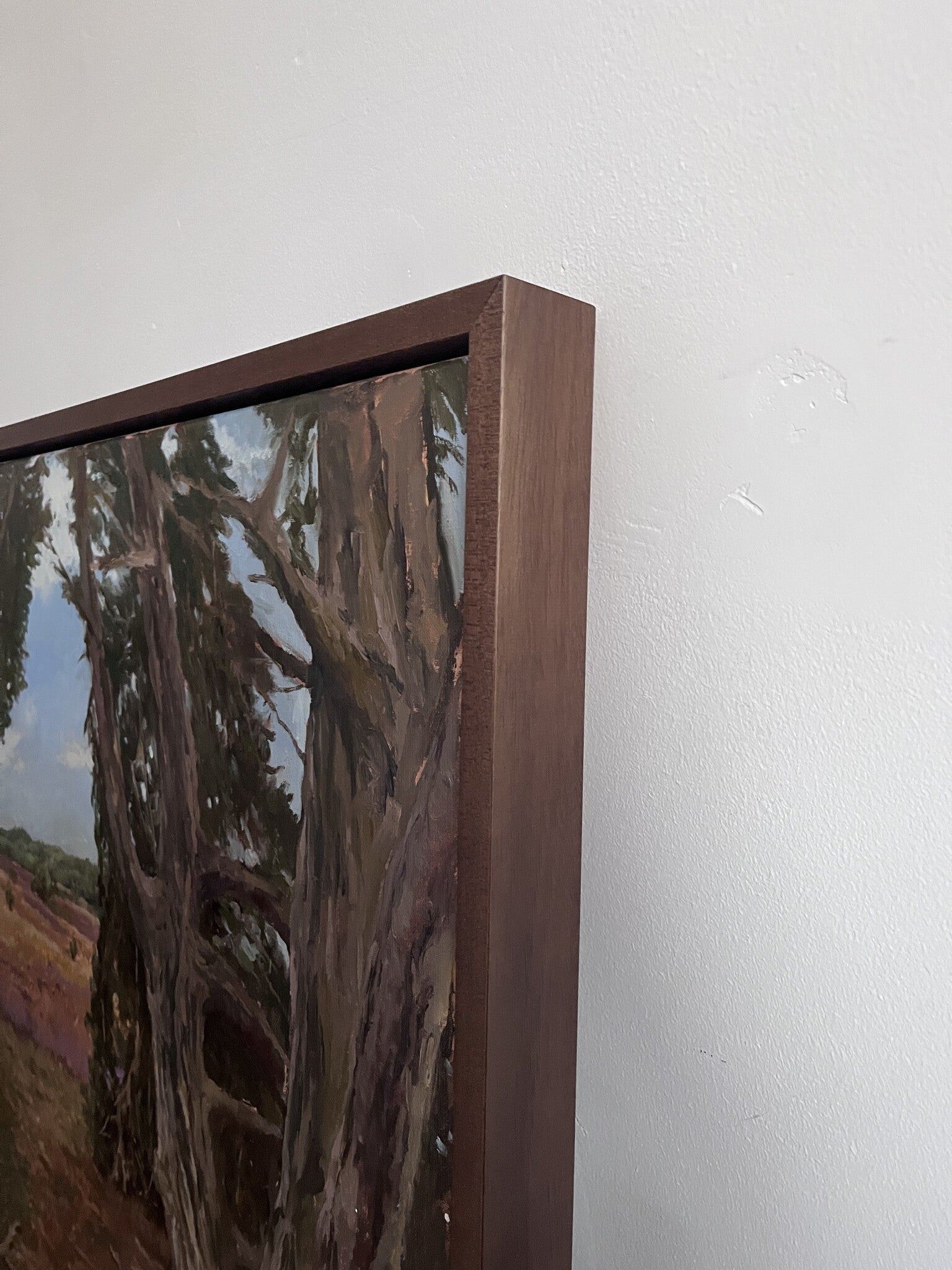 Baklijst 3D donker eiken