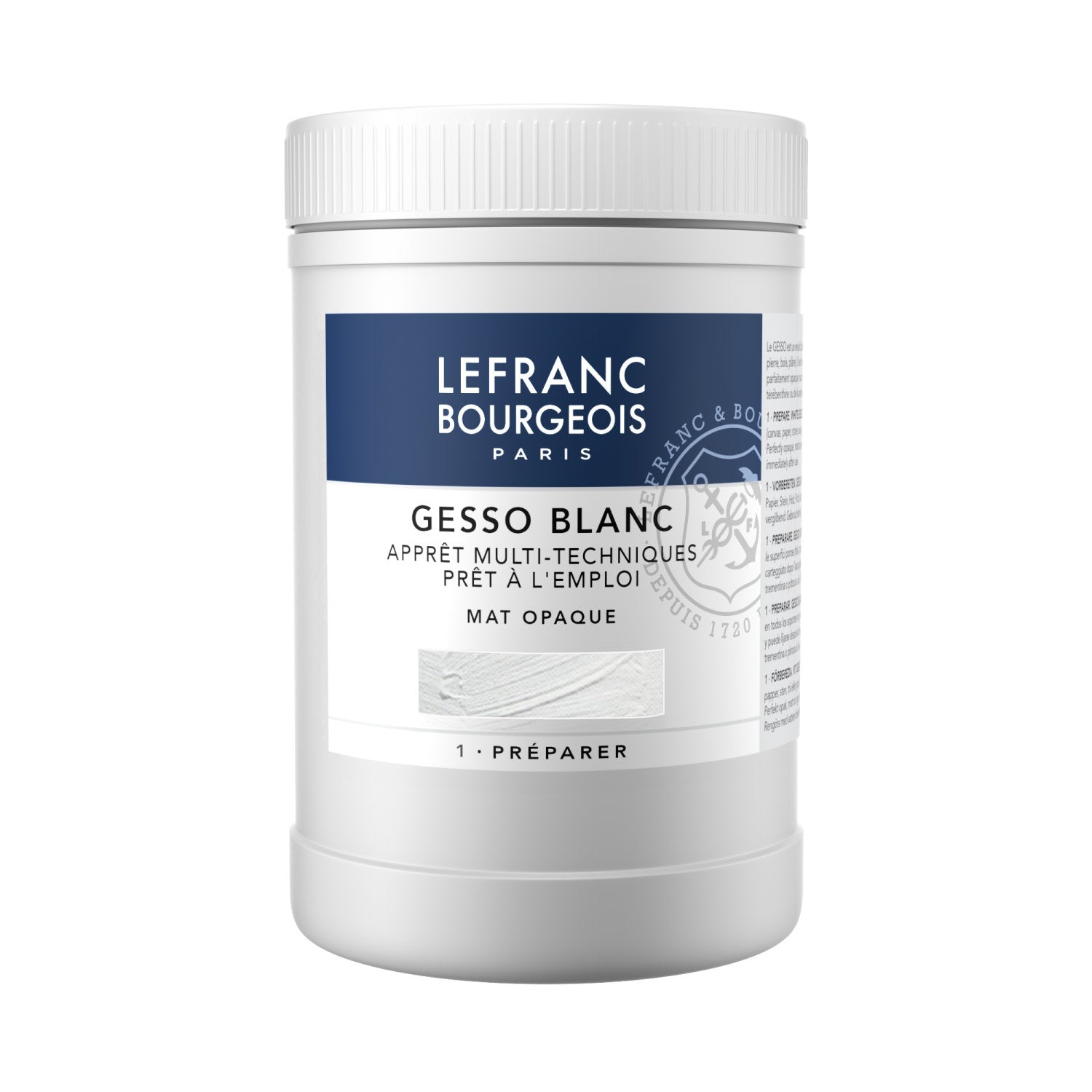 Witte gesso pot 1 liter