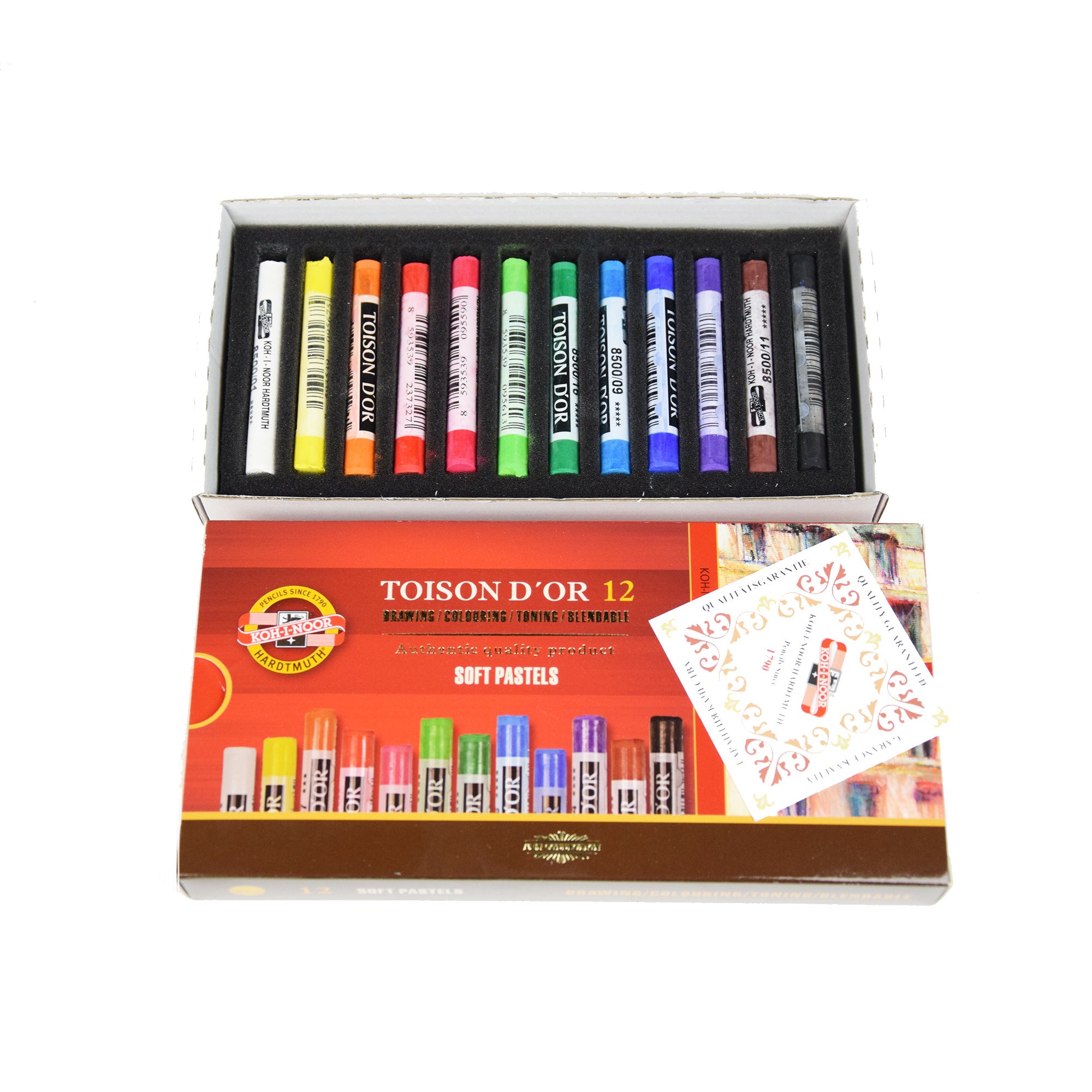Pastel set Toison D'or 12 sticks