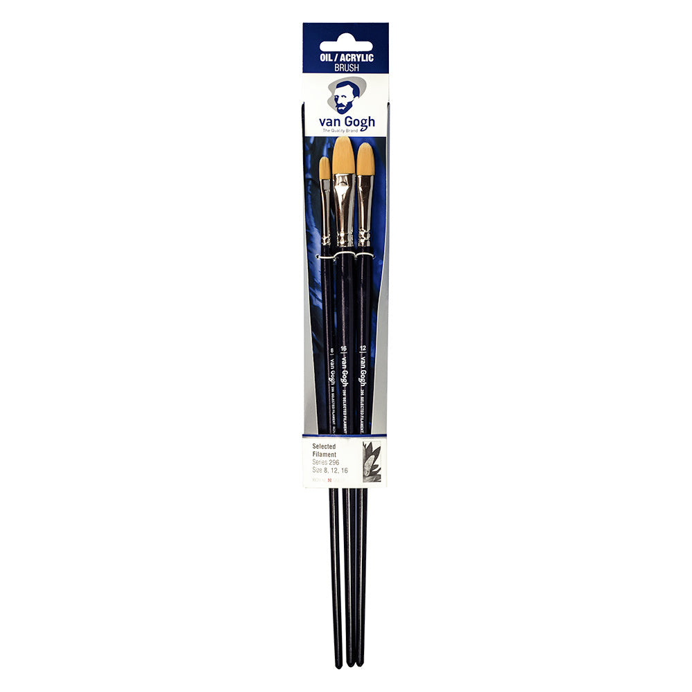 Oil/Acrylic brush set Series 296/8-12-16 FSC