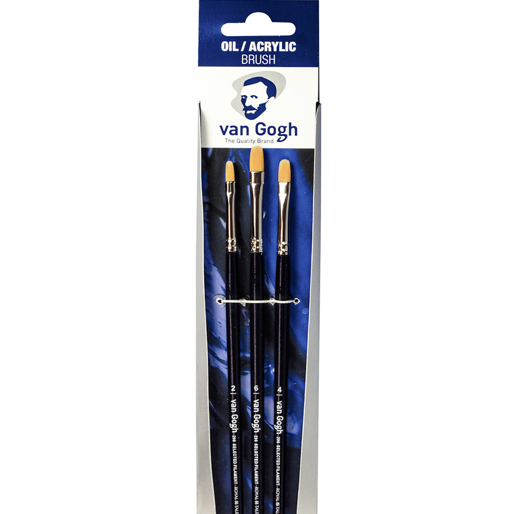Oil/Acrylic brush set Series 296/2-4-6 FSC