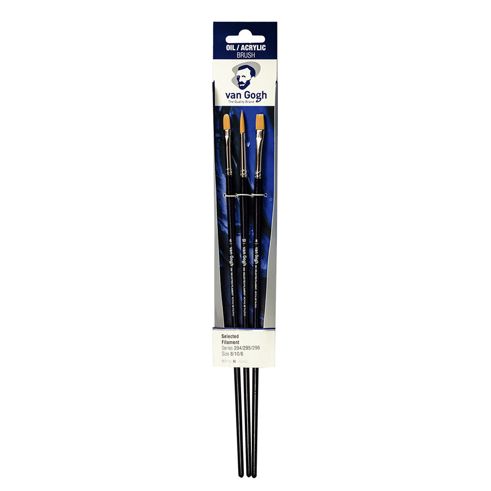 Oil/Acrylic brush set 2/6/4 FSC