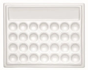 Porcelain palet 29 nappen 15.5x19.0cm