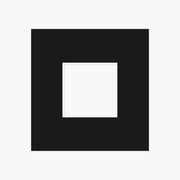 Passe-partout 9821 zwart met witte kern