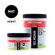 Heavy gel medium Mat pot 020