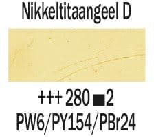 Rembrandt Olieverf Tube 40 ml Nikkeltitaangeel Donker 280