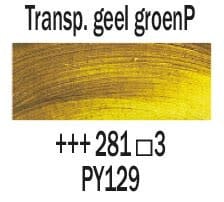 Rembrandt Olieverf Tube 40 ml Transparantgeel Groen 281
