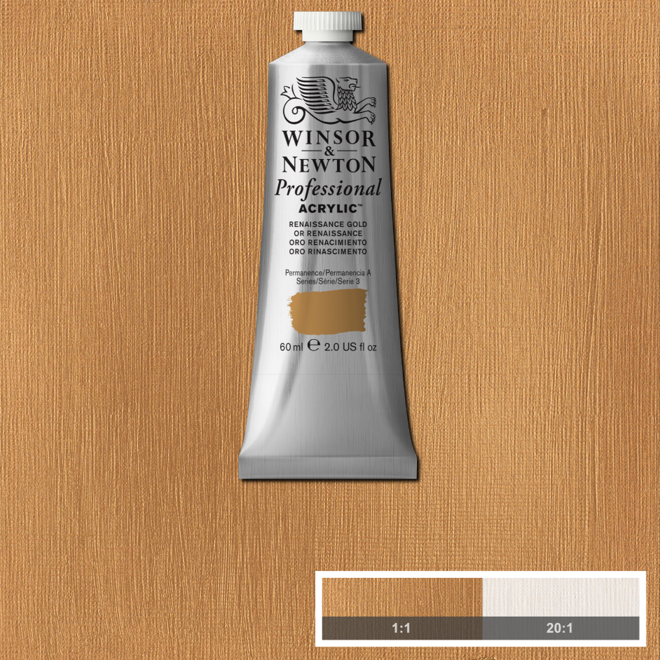 Professional acrylic paint 60ml Renaissance Gold