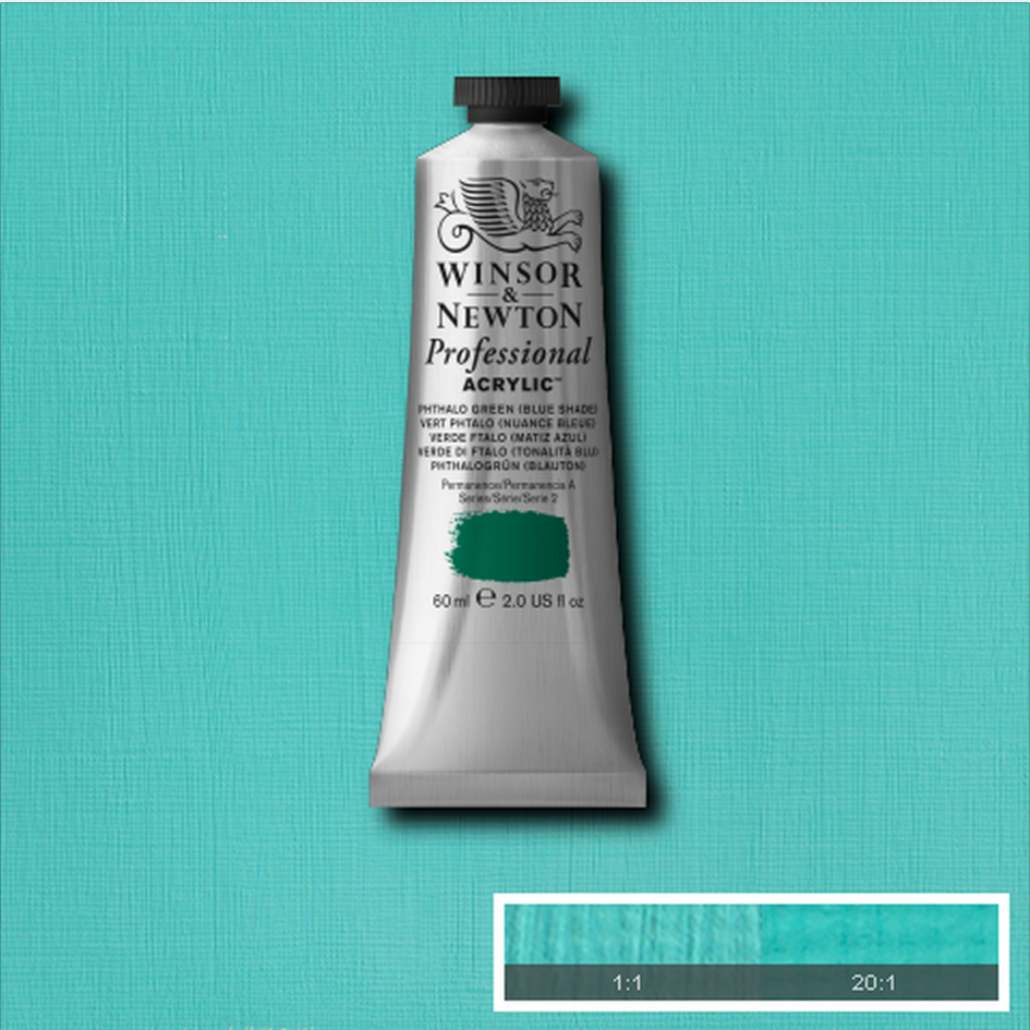 Professional acrylverf 60ml Phthalo Green (Blue Shade)