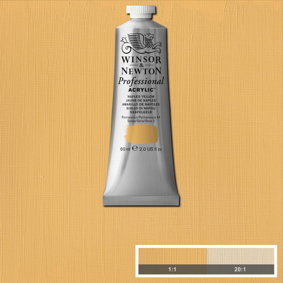 Professional acrylverf 60ml Naples Yellow